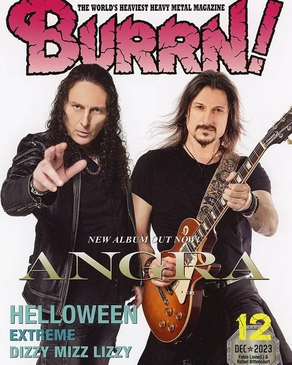 Angra graces the cover of the renowned Japanese magazine Burrn! with a spotlight on their new album ‘Cycles of Pain’