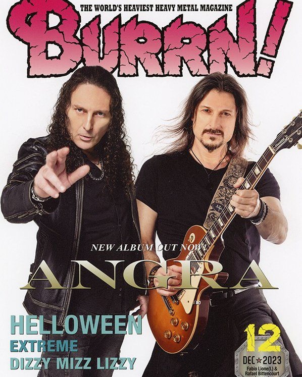 Angra graces the cover of the renowned Japanese magazine Burrn! with a spotlight on their new album ‘Cycles of Pain’