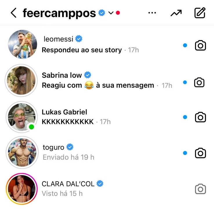 “Ex-amante” de Neymar, Fernanda Campos expõe nova mensagem de Messi: “cobiçada entre os jogadores”