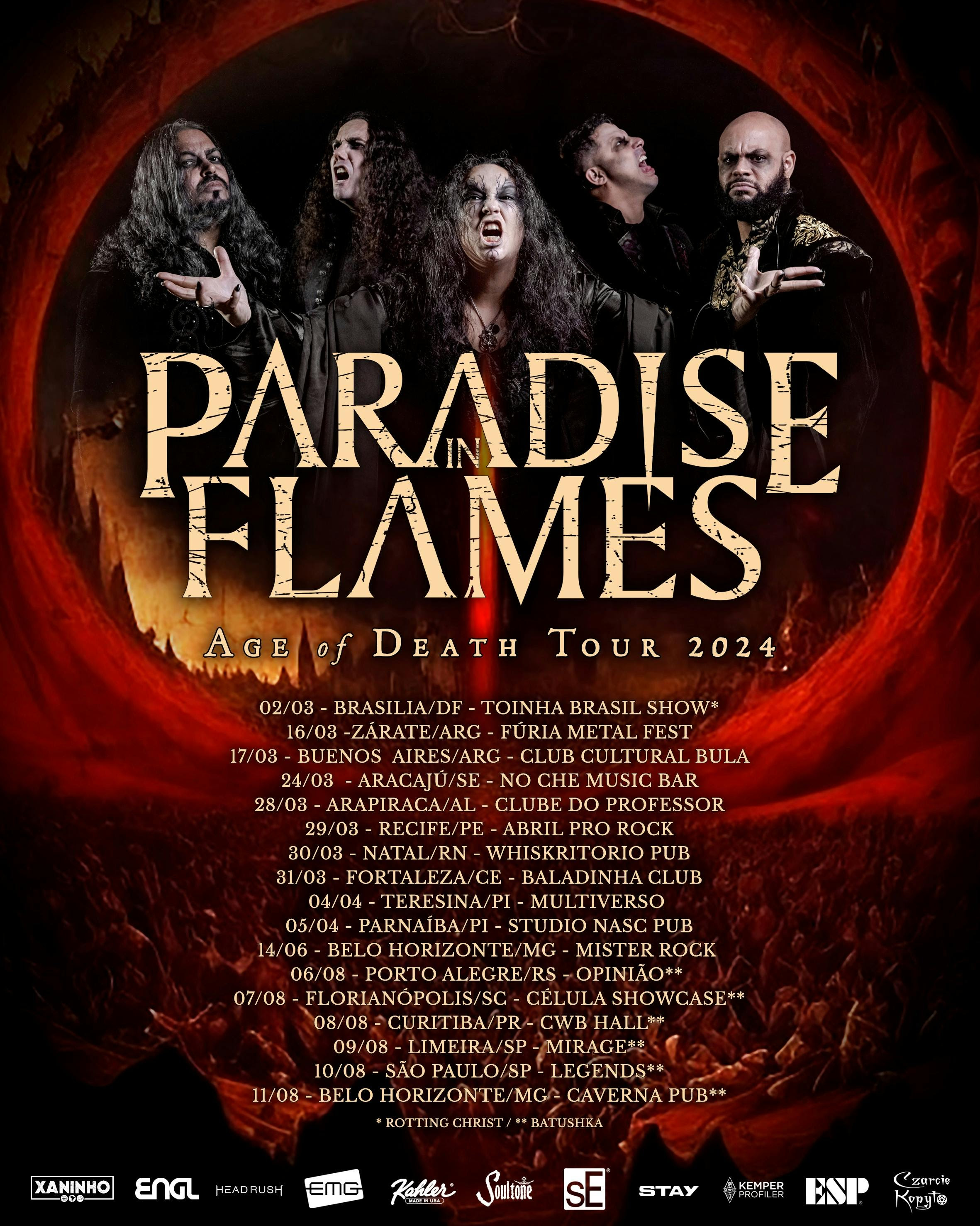 PARADISE IN FLAMES Unleashes Philosophical Fury With New Single “I Feel The Plague”