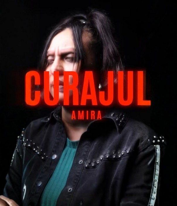 Amira Bugueata debuts song during protest against violence toward women in Romania